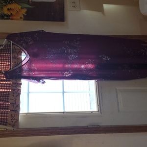 Ladies plus size maxi dress